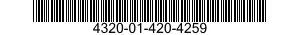 4320-01-420-4259 RETAINER,VALVE SPRING,HYDRAULIC MOTOR-PUMP 4320014204259 014204259