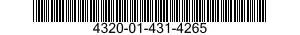 4320-01-431-4265 MOTOR,HYDRAULIC 4320014314265 014314265