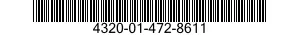 4320-01-472-8611 PUMP,HYDRAULIC 4320014728611 014728611