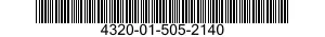 4320-01-505-2140 HOUSING SECTION,LIQUID PUMP 4320015052140 015052140