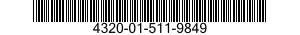 4320-01-511-9849 PARTS KIT,ROTARY PUMP 4320015119849 015119849