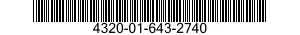 4320-01-643-2740 PUMP,CENTRIFUGAL 4320016432740 016432740
