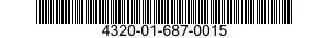 4320-01-687-0015 PARTS KIT,CENTRIFUGAL PUMP 4320016870015 016870015
