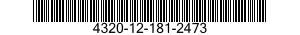 4320-12-181-2473 PUMP,RECIPROCATING 4320121812473 121812473
