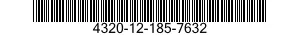 4320-12-185-7632 COVER,HYDRAULIC,PUMP-MOTOR 4320121857632 121857632