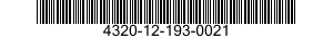 4320-12-193-0021 PUMP,CENTRIFUGAL 4320121930021 121930021