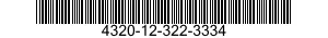 4320-12-322-3334 RING,WEARING 4320123223334 123223334