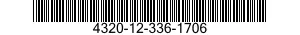 4320-12-336-1706 PARTS KIT,CENTRIFUGAL PUMP 4320123361706 123361706