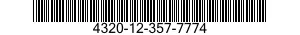 4320-12-357-7774 MOTOR,HYDRAULIC 4320123577774 123577774