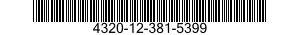 4320-12-381-5399 PUMP UNIT,ROTARY 4320123815399 123815399