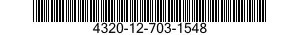 4320-12-703-1548 SHAFT,TRANSMISSION,PUMP 4320127031548 127031548