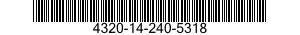4320-14-240-5318 RAM,HYDRAULIC 4320142405318 142405318