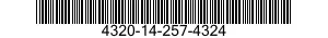 4320-14-257-4324  4320142574324 142574324