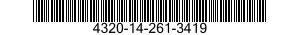 4320-14-261-3419  4320142613419 142613419