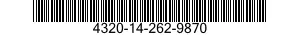 4320-14-262-9870 SLEEVE,SHAFT,PUMP 4320142629870 142629870