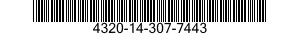 4320-14-307-7443  4320143077443 143077443