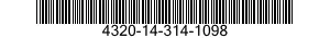 4320-14-314-1098 PUMP,RECIPROCATING 4320143141098 143141098