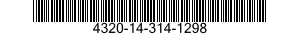 4320-14-314-1298  4320143141298 143141298