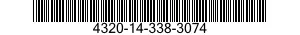 4320-14-338-3074 SLEEVE,SHAFT,PUMP 4320143383074 143383074