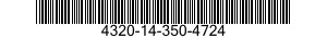 4320-14-350-4724 PUMP,CENTRIFUGAL 4320143504724 143504724