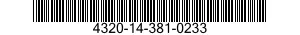 4320-14-381-0233 INDICATEUR,COLMATAG 4320143810233 143810233