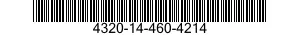 4320-14-460-4214  4320144604214 144604214