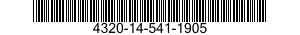 4320-14-541-1905 PUMP,AXIAL PISTONS 4320145411905 145411905