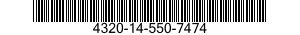 4320-14-550-7474 HOUSING SECTION,LIQUID PUMP 4320145507474 145507474
