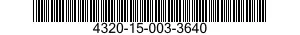 4320-15-003-3640 PUMP,CENTRIFUGAL 4320150033640 150033640