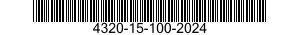 4320-15-100-2024 PUMP,CENTRIFUGAL 4320151002024 151002024
