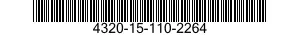 4320-15-110-2264 CYLINDER BLOCK,HYDRAULIC MOTOR-PUMP 4320151102264 151102264
