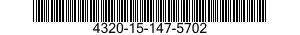 4320-15-147-5702 CONNECTOR,FLUID,PUMP 4320151475702 151475702