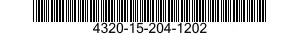 4320-15-204-1202 PUMP,HYDRAULIC 4320152041202 152041202