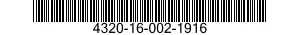 4320-16-002-1916 PUMP UNIT,RECIPROCATING 4320160021916 160021916