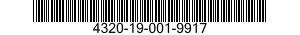 4320-19-001-9917 SHAFT,TRANSMISSION,PUMP 4320190019917 190019917