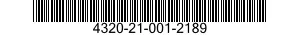 4320-21-001-2189  4320210012189 210012189