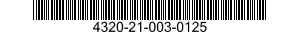 4320-21-003-0125 MANDREL 4320210030125 210030125