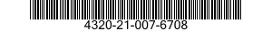 4320-21-007-6708  4320210076708 210076708