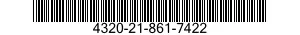 4320-21-861-7422  4320218617422 218617422