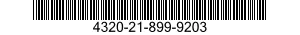 4320-21-899-9203 PARTS KIT,RECIPROCATING PUMP 4320218999203 218999203