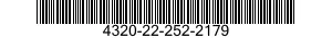 4320-22-252-2179  4320222522179 222522179