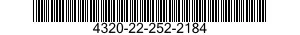 4320-22-252-2184  4320222522184 222522184