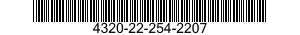 4320-22-254-2207  4320222542207 222542207