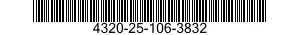 4320-25-106-3832 PACKING,PREFORMED 4320251063832 251063832
