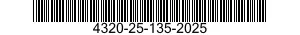 4320-25-135-2025 PUMPING UNIT,HYDRAULIC,POWER DRIVEN 4320251352025 251352025
