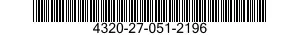 4320-27-051-2196 CRANKSHAFT,PUMP 4320270512196 270512196