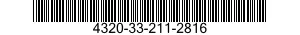 4320-33-211-2816 PARTS KIT,RECIPROCATING PUMP 4320332112816 332112816