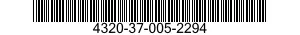 4320-37-005-2294  4320370052294 370052294