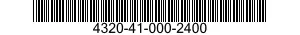 4320-41-000-2400 PUMP UNIT,CENTRIFUGAL 4320410002400 410002400