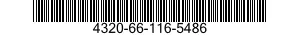 4320-66-116-5486 ROTOR,PUMP 4320661165486 661165486